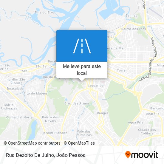 Rua Dezoito De Julho mapa