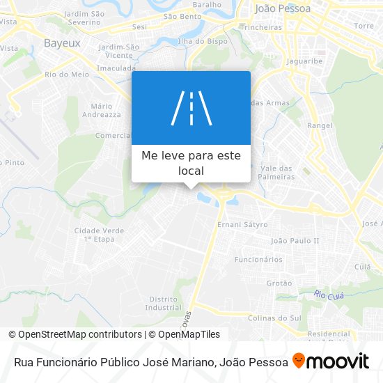 Rua Funcionário Público José Mariano mapa