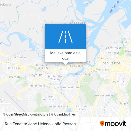 Rua Tenente José Heleno mapa