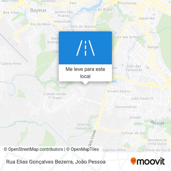 Rua Elias Gonçalves Bezerra mapa