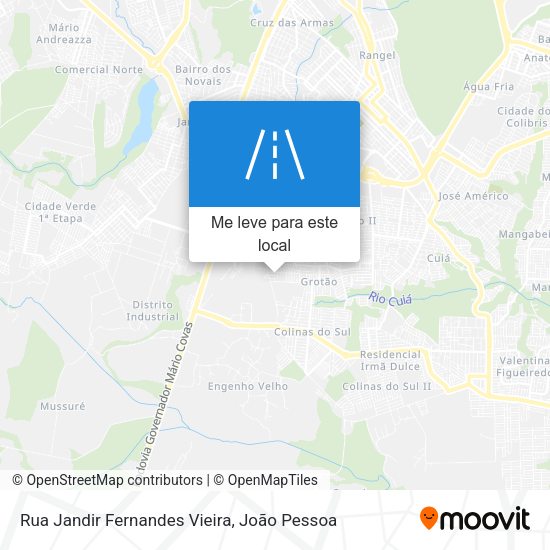 Rua Jandir Fernandes Vieira mapa