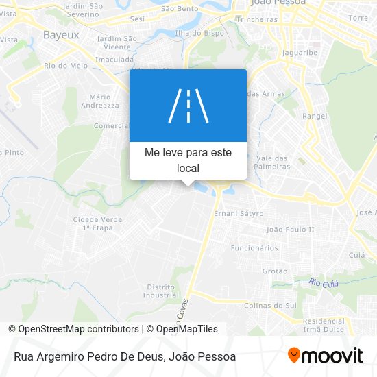 Rua Argemiro Pedro De Deus mapa