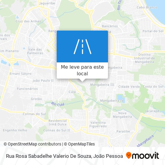 Rua Rosa Sabadelhe Valerio De Souza mapa