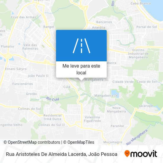Rua Aristoteles De Almeida Lacerda mapa