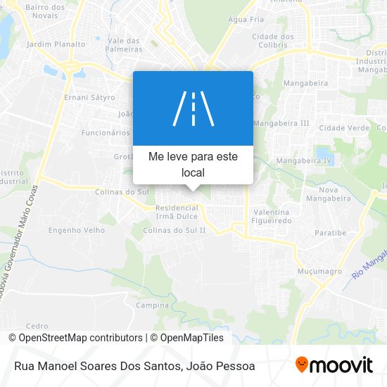 Rua Manoel Soares Dos Santos mapa