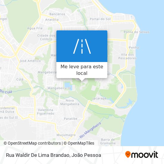 Rua Waldir De Lima Brandao mapa