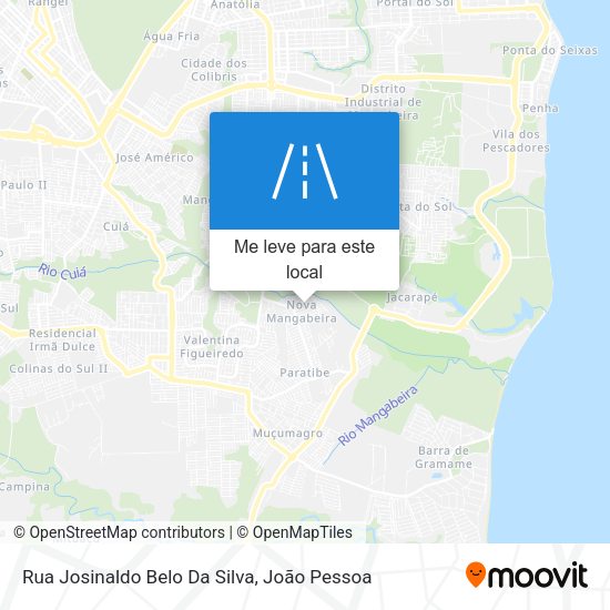 Rua Josinaldo Belo Da Silva mapa