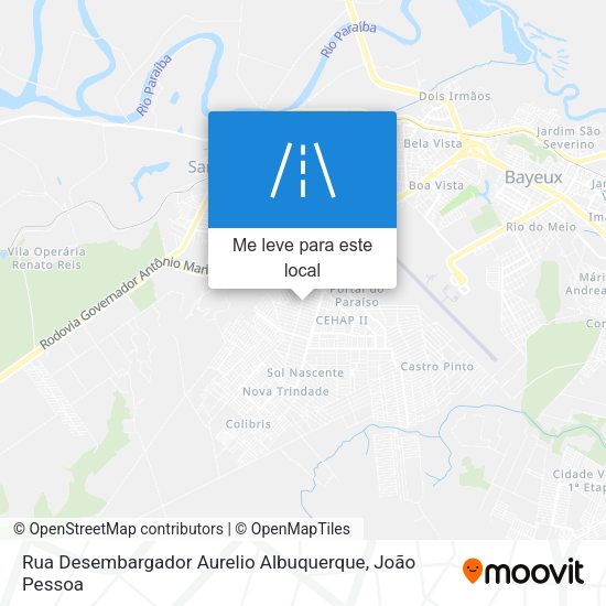 Rua Desembargador Aurelio Albuquerque mapa