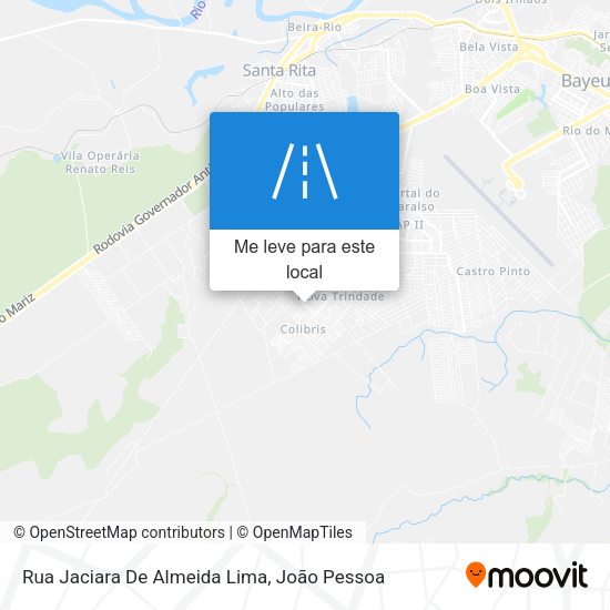 Rua Jaciara De Almeida Lima mapa