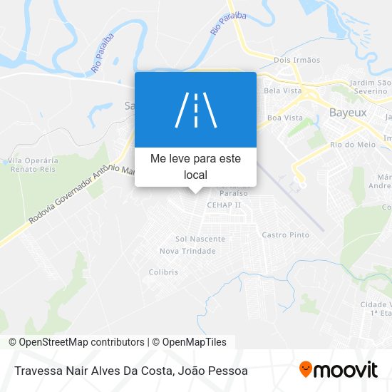 Travessa Nair Alves Da Costa mapa