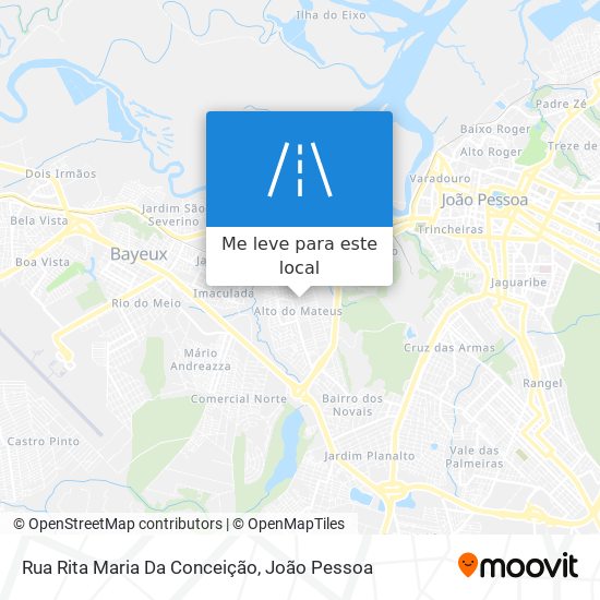 Rua Rita Maria Da Conceição mapa
