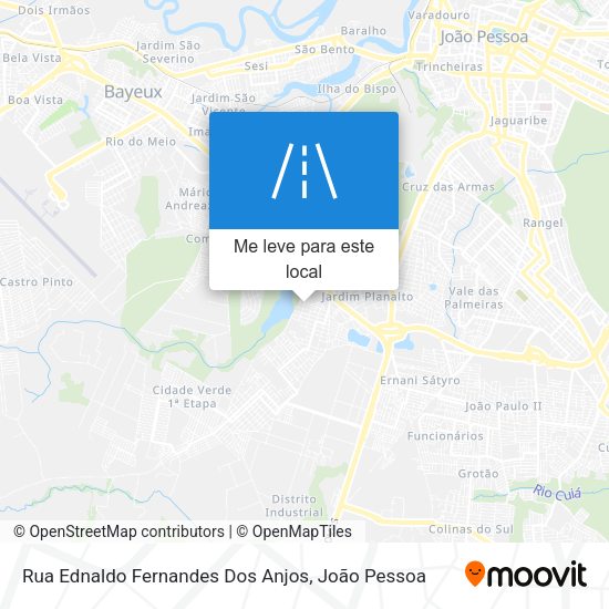Rua Ednaldo Fernandes Dos Anjos mapa
