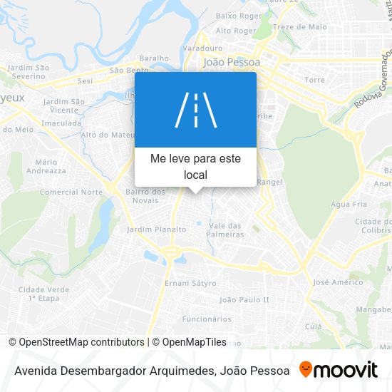 Avenida Desembargador Arquimedes mapa