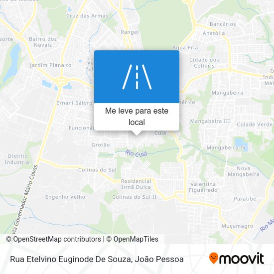 Rua Etelvino Euginode De Souza mapa