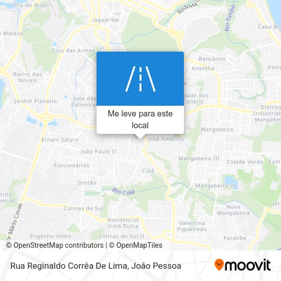 Rua Reginaldo Corrêa De Lima mapa