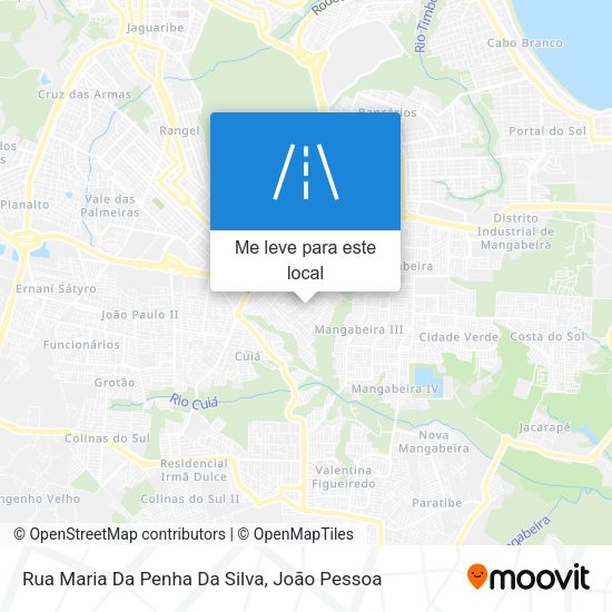 Rua Maria Da Penha Da Silva mapa