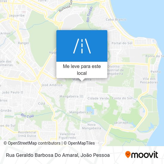 Rua Geraldo Barbosa Do Amaral mapa