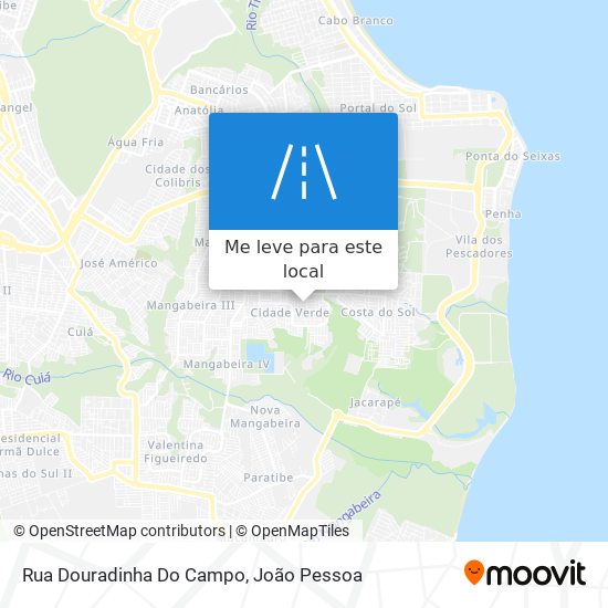 Rua Douradinha Do Campo mapa