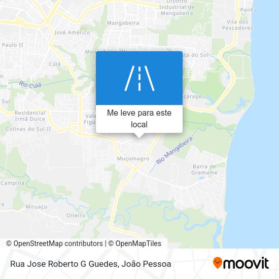 Rua Jose Roberto G Guedes mapa