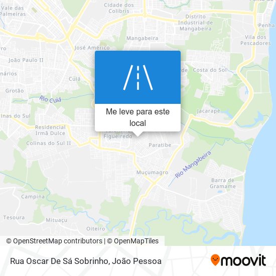 Rua Oscar De Sá Sobrinho mapa