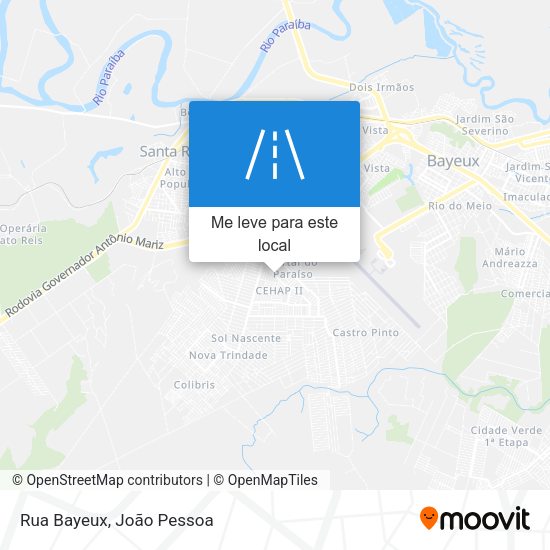 Rua Bayeux mapa