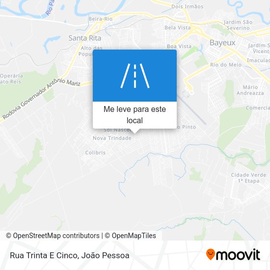 Rua Trinta E Cinco mapa