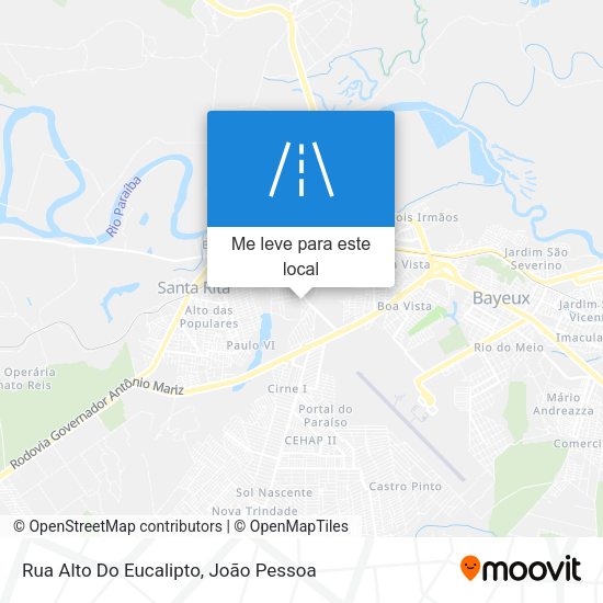 Rua Alto Do Eucalipto mapa