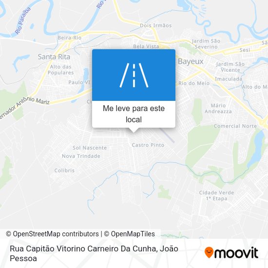 Rua Capitão Vitorino Carneiro Da Cunha mapa