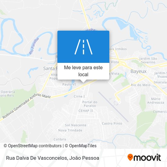 Rua Dalva De Vasconcelos mapa