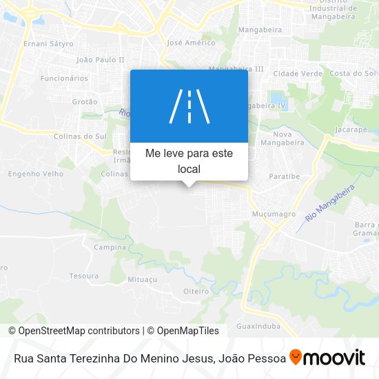 Rua Santa Terezinha Do Menino Jesus mapa