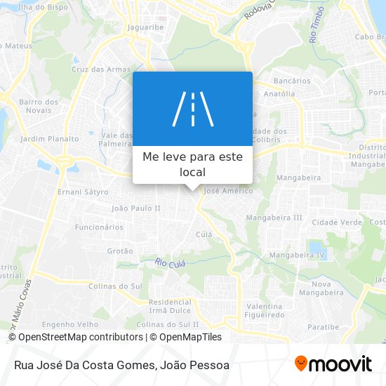 Rua José Da Costa Gomes mapa