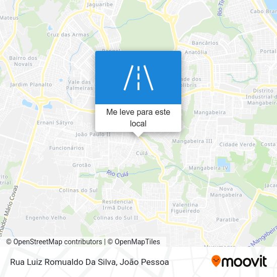 Rua Luiz Romualdo Da Silva mapa