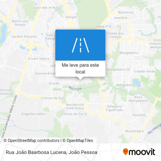Rua João Baarbosa Lucena mapa