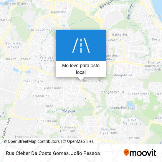 Rua Cleber Da Costa Gomes mapa