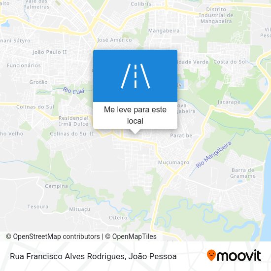 Rua Francisco Alves Rodrigues mapa