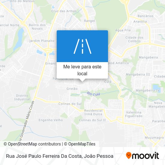 Rua José Paulo Ferreira Da Costa mapa