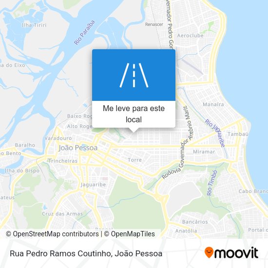 Rua Pedro Ramos Coutinho mapa