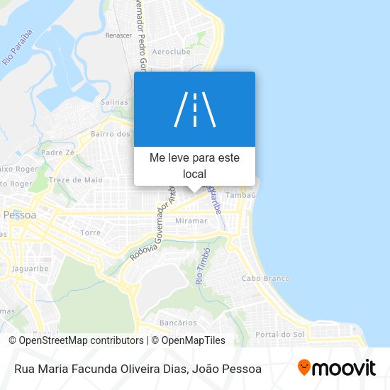 Rua Maria Facunda Oliveira Dias mapa