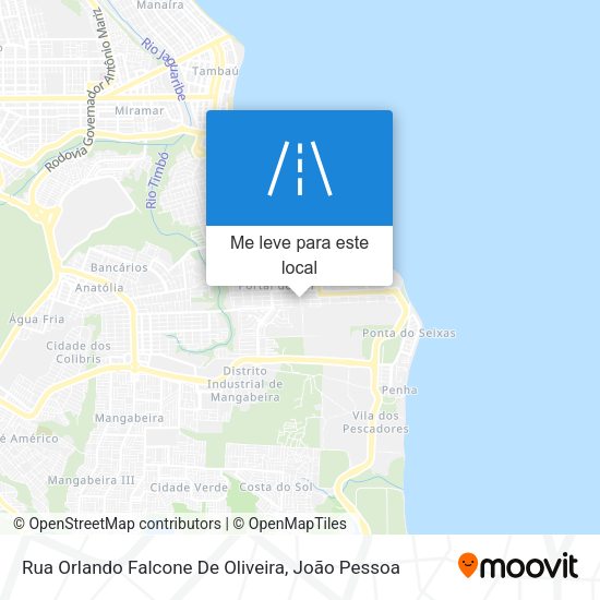 Rua Orlando Falcone De Oliveira mapa
