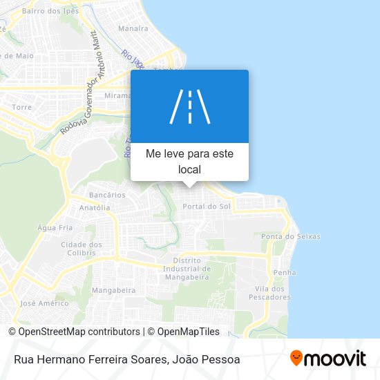 Rua Hermano Ferreira Soares mapa
