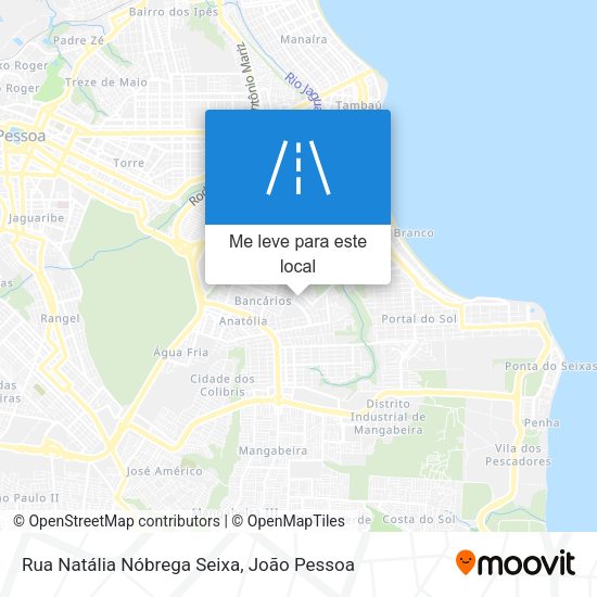 Rua Natália Nóbrega Seixa mapa