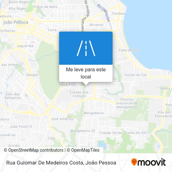 Rua Guiomar De Medeiros Costa mapa