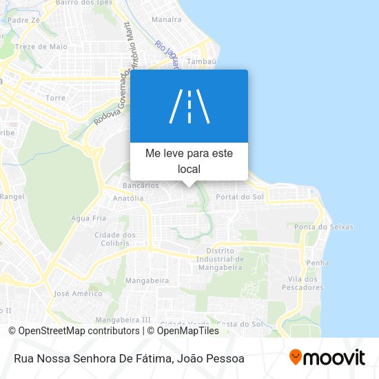 Rua Nossa Senhora De Fátima mapa