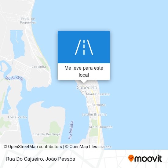 Rua Do Cajueiro mapa