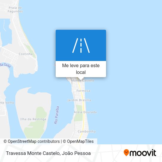 Travessa Monte Castelo mapa
