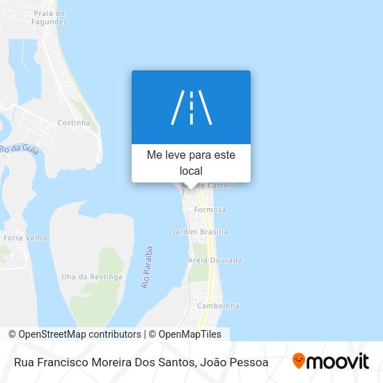Rua Francisco Moreira Dos Santos mapa