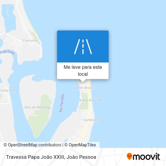 Travessa Papa João XXIII mapa