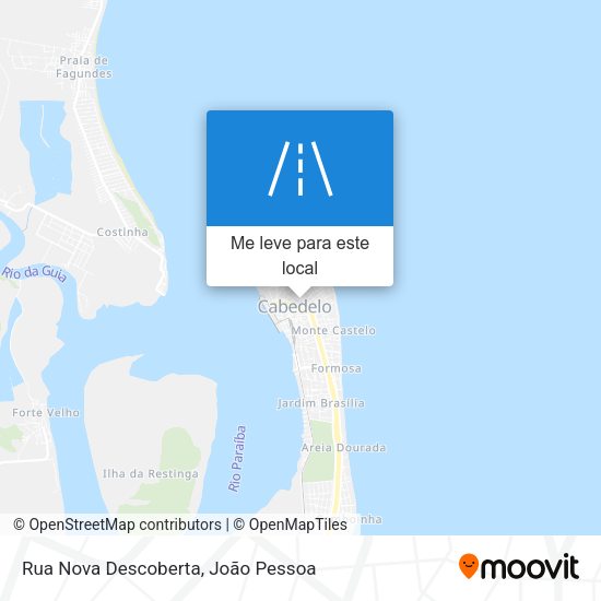 Rua Nova Descoberta mapa