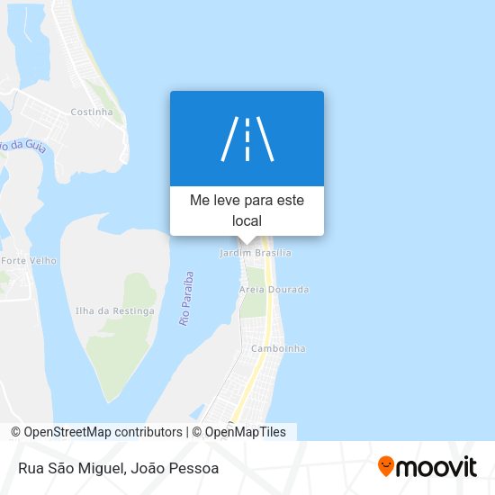 Rua São Miguel mapa