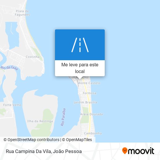 Rua Campina Da Vila mapa